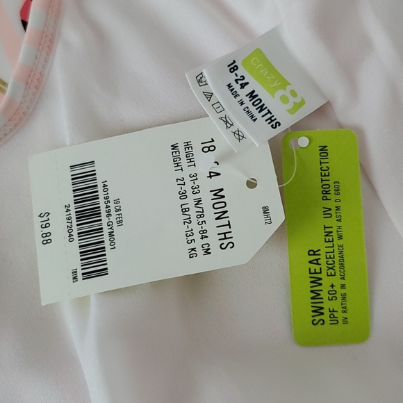 Crazy 8 Flamingo One Piece Swimsuit - Picture 5 of 7